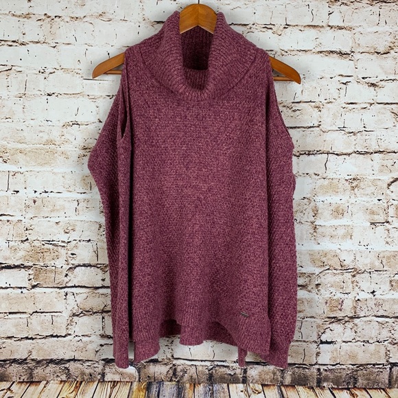 Hollister Cold Shoulder Cowl Neck Sweater - Picture 3 of 8